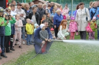 Фестиваль пожарного дела в парке Дубки в городе Сестрорецк