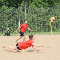 В Курортном районе состоялись соревнования по пляжному волейболу среди народных дружин Санкт-Петербурга