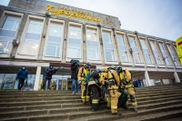 В кинотеатре "Курортный" прошли пожарно-тактические учения